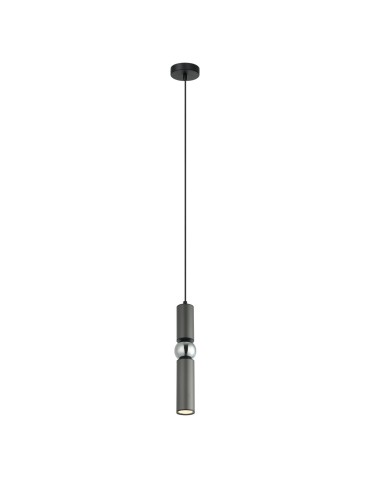 ITALUX Isidora Wisząca GU10 1x25W Czarny/Szary/Chrom PND-14290-1-GR - produkt 2