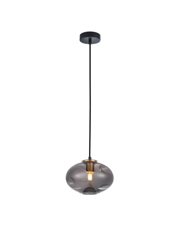 ITALUX Hatella Wisząca E27 1x40W Miedziany/Czarny PND-112038-1-BRO+SG - produkt 2
