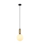 Lampy wiszące kule - ITALUX Aldeva Wisząca E27 1x40W Brązowy PND-02340-1M-BRO - product 2