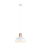 Lampy wiszące - ITALUX Danito Wisząca E27 1x40W Biały MDM3153/1M W - produkt 2