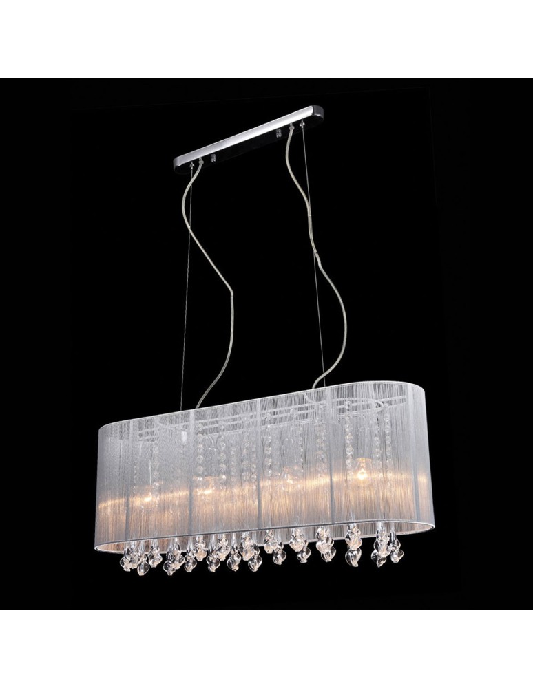 Lampy wiszące - ITALUX Isla Wisząca E14 4x40W Biały MDM1870-4 WH - produkt kolory-swiatla.pl 2