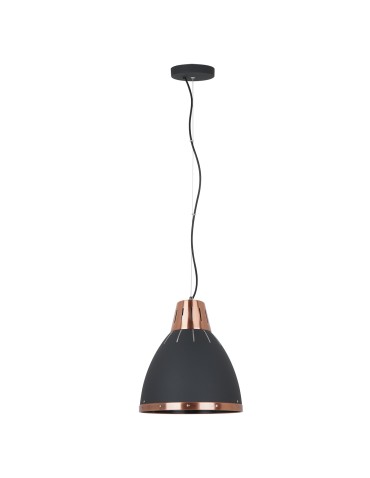 ITALUX Merton Wisząca E27 1x60W Grafitowy/Czerwony MD-HN8209 BK+RC - produkt 2