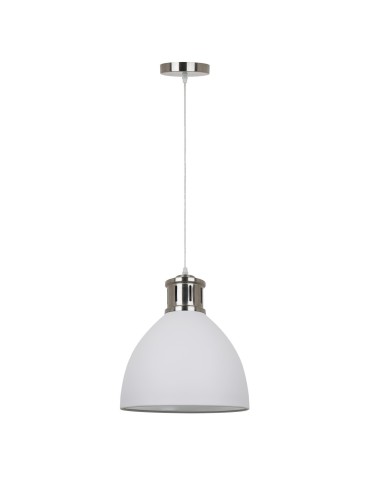 ITALUX Lola Wisząca E27 1x60W Biały/Nikiel MD-HN8100-WH+S.NICK - produkt 2