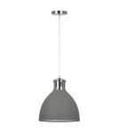 Lampy wiszące - ITALUX Lola Wisząca E27 1x60W Szary/Nikiel MD-HN8100-GR+S.NICK - product 2