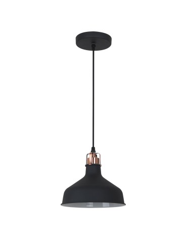 ITALUX Hooper Wisząca E27 1x60W Czarny/Czerwony MD-HN8049M-B+RC - produkt 2