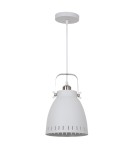 Lampy wiszące - ITALUX Franklin Wisząca E27 1x60W Biały/Nikiel MD-HN8026M-WH+S.NICK - product 2