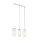 Lampy wiszące - ITALUX Blend Wisząca E27 3x60W Chrom MDF9489/3 - produkt 2