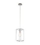 Lampy wiszące loftowe - ITALUX Sigalo Wisząca E27 1x60W Chrom MD-BR4366-D1 CH - produkt 2