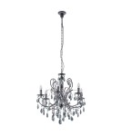 Żyrandole świecznikowe - ITALUX Barocco Black Żyrandol E14 6x40W Czarny MD72709-6B - product 2