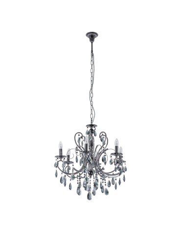 ITALUX Barocco Black Żyrandol E14 6x40W Czarny MD72709-6B - produkt 2