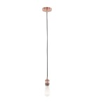 Lampy wiszące żarówki - ITALUX Classo Wisząca E27 1x60W Czerwony DS-M-034 RED COPPER - product 2
