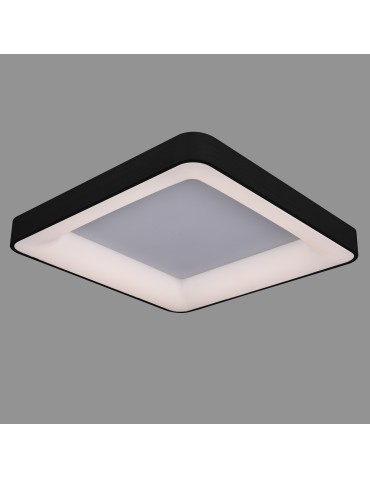 ITALUX Giacinto Plafon LED zintegrowany 50W 4000K 2750lm Czarny 5304-850SQC-BK-4 - produkt 2