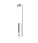 Milagro Lampa Wisząca ICE 5W LED ML321 Milagro Lampa Wisząca ICE 5W LED ML321