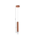 Lampy wiszące - Milagro Lampa Wisząca COPPER 5W LED ML984 - product 9