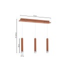 Milagro Lampa Wisząca COPPER 15W LED ML985 Milagro Lampa Wisząca COPPER 15W LED ML985