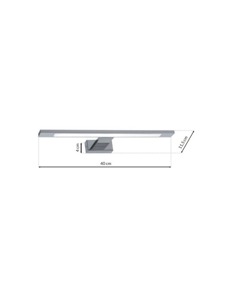 Milagro Kinkiet SHINE CHROME 40cm 7W LED ML030