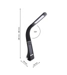 Milagro LAMPKA BIURKOWA GALA 6W LED CZARNA ML140 Milagro LAMPKA BIURKOWA GALA 6W LED CZARNA ML140