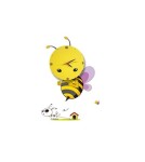 Milagro Lampka dziecięca BEE LED CLOCK 0,6W LED ML145 Milagro Lampka dziecięca BEE LED CLOCK 0,6W LED ML145