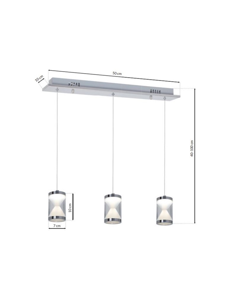 Milagro Lampa Wisząca TIEMPO 15W LED ML423 Milagro Lampa Wisząca TIEMPO 15W LED ML423