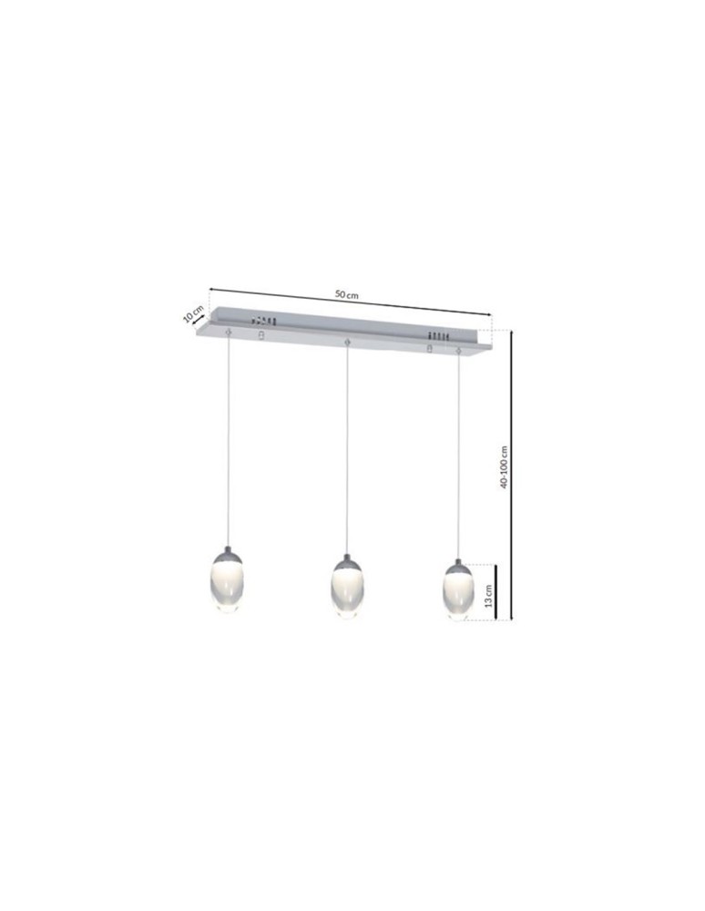Milagro Lampa Wisząca OVO 15W LED ML428 Milagro Lampa Wisząca OVO 15W LED ML428