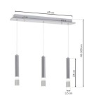 Milagro Lampa Wisząca ICE 15W LED ML322 Milagro Lampa Wisząca ICE 15W LED ML322