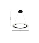 Milagro Lampa Wisząca COSMO 24W LED ML347 Milagro Lampa Wisząca COSMO 24W LED ML347