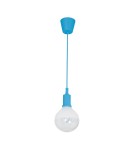 Lampy wiszące żarówki - Milagro Lampa Wisząca BUBBLE BLUE 5W E14 LED ML457 - product 1