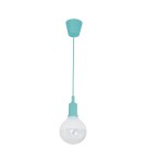 Lampy wiszące żarówki - Milagro Lampa Wisząca BUBBLE TURQUOISE 5W E14 LED ML459 - product 1