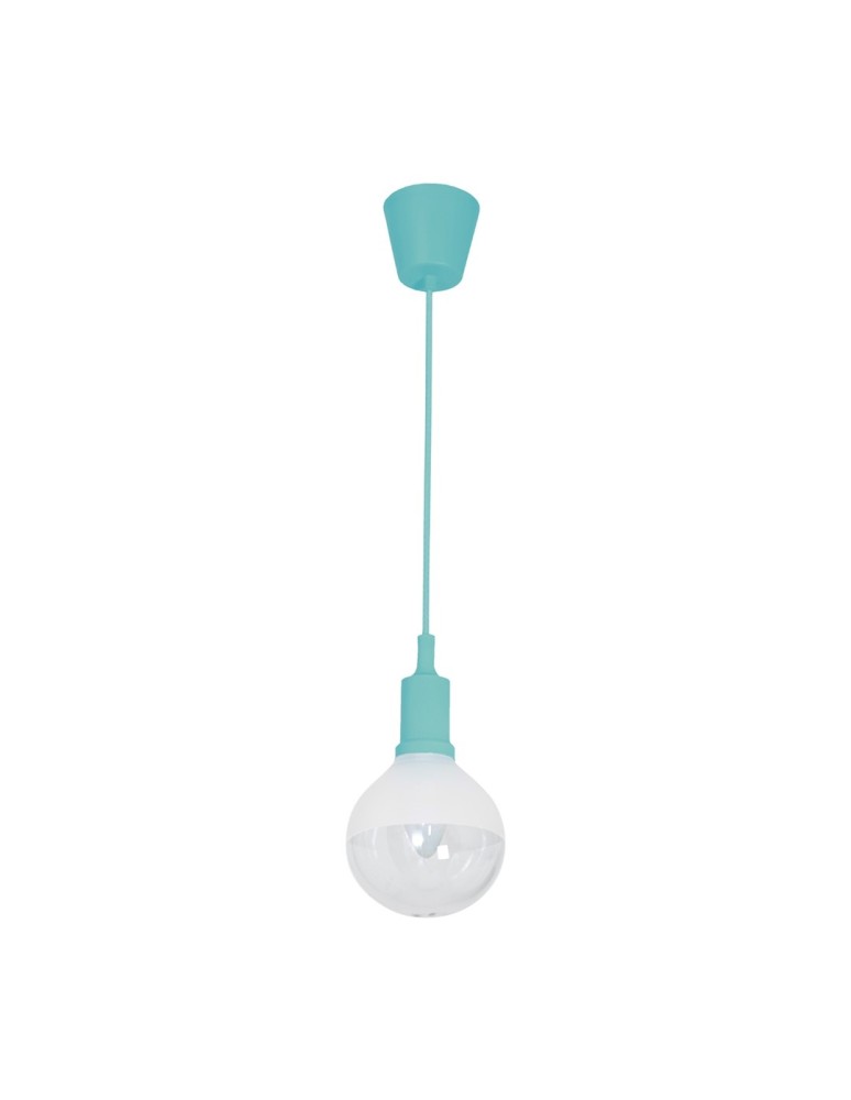 Milagro Lampa Wisząca BUBBLE TURQUOISE 5W E14 LED ML459