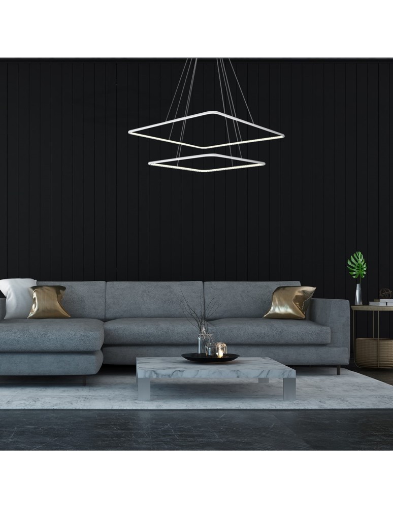 Milagro Lampa Wisząca NIX WHITE 50W LED ML514 Milagro Lampa Wisząca NIX WHITE 50W LED ML514