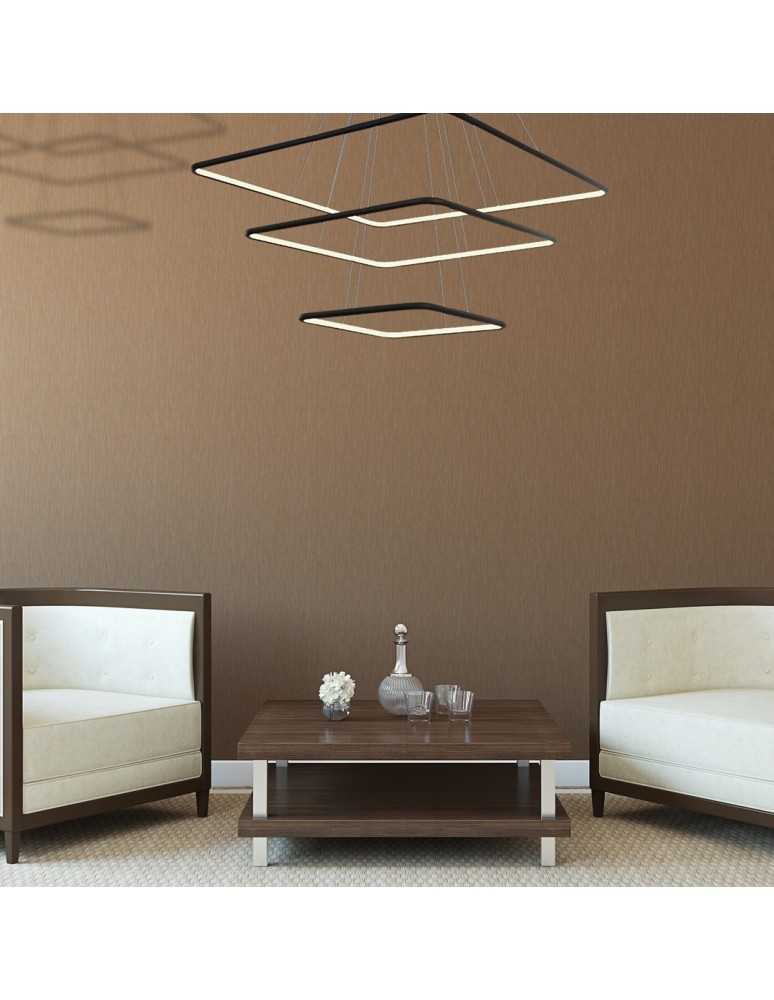 Milagro Lampa Wisząca NIX BLACK 117W LED ML519