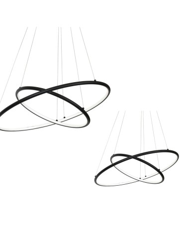 Milagro Lampa Wisząca ORION BLACK 53W LED ML508