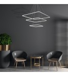 Milagro Lampa Wisząca NIX WHITE 117W LED ML515 Milagro Lampa Wisząca NIX WHITE 117W LED ML515