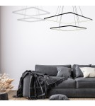 Milagro Lampa Wisząca NIX BLACK 50W LED ML518 Milagro Lampa Wisząca NIX BLACK 50W LED ML518