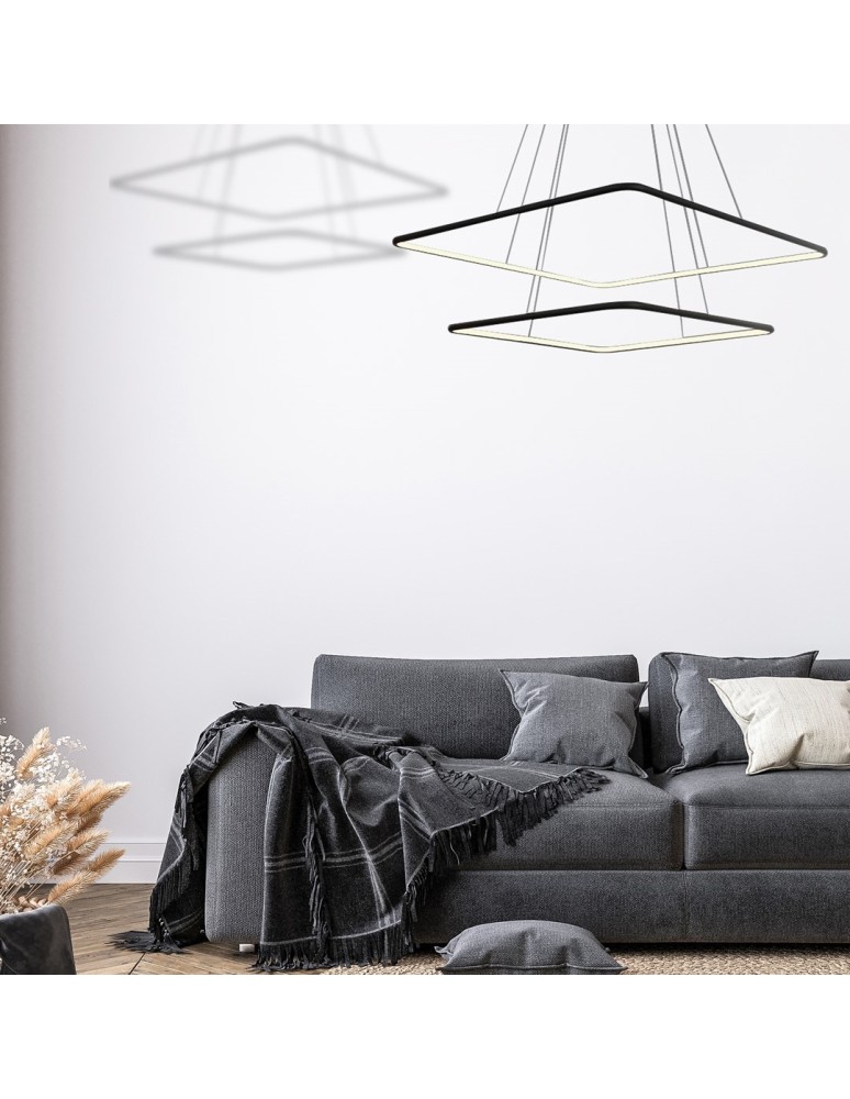 Milagro Lampa Wisząca NIX BLACK 50W LED ML518 Milagro Lampa Wisząca NIX BLACK 50W LED ML518
