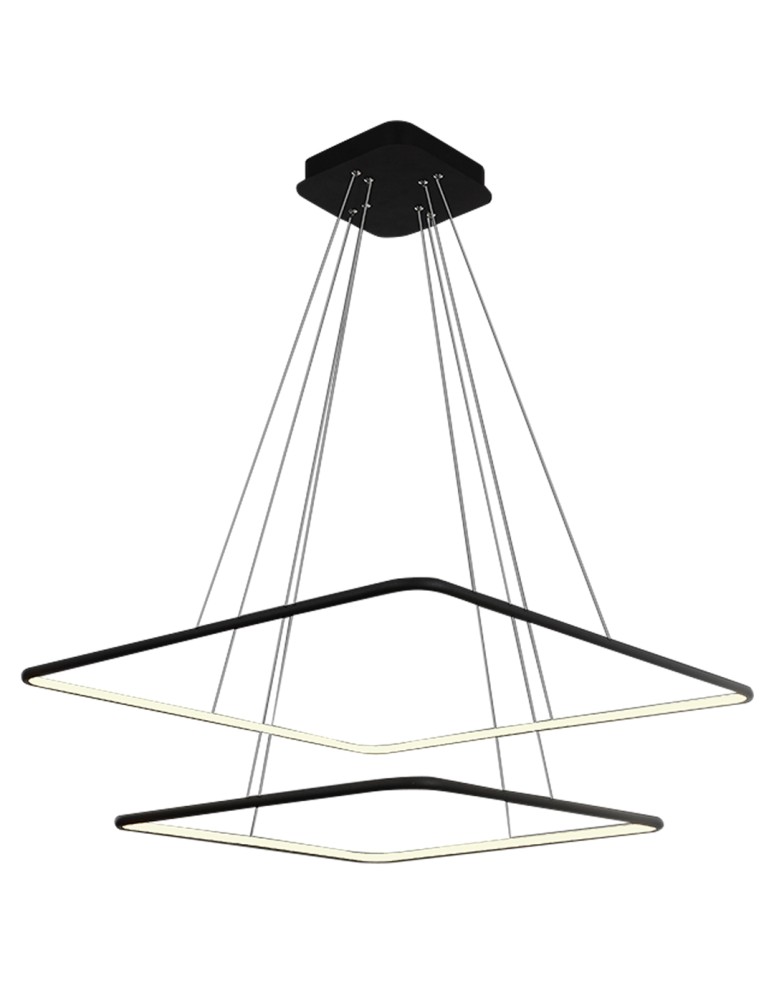 Milagro Lampa Wisząca NIX BLACK 50W LED ML518 Milagro Lampa Wisząca NIX BLACK 50W LED ML518