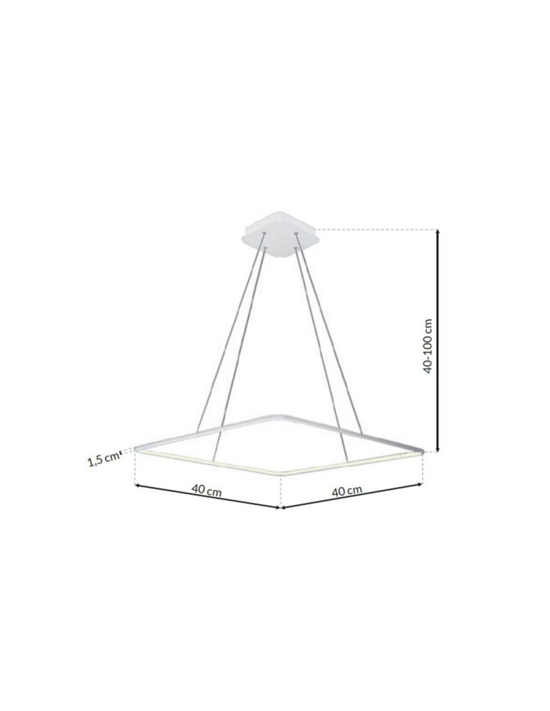 Milagro Lampa Wisząca NIX WHITE 25W LED ML513 Milagro Lampa Wisząca NIX WHITE 25W LED ML513