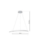 Milagro Lampa Wisząca ORION WHITE 22W LED ML501 Milagro Lampa Wisząca ORION WHITE 22W LED ML501