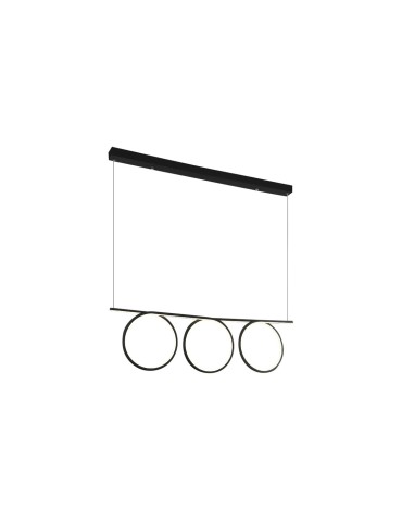 Milagro Lampa Wisząca LOOP BLACK 60W LED ML523
