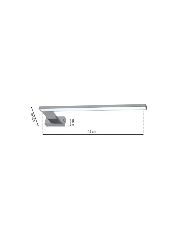 Milagro Kinkiet SHINE CHROME 45cm 11W LED ML588 Milagro Kinkiet SHINE CHROME 45cm 11W LED ML588