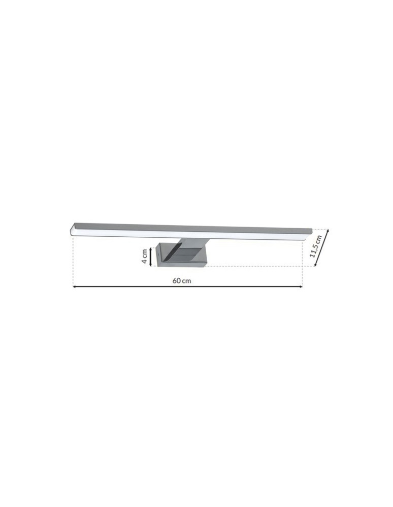 Milagro Kinkiet SHINE CHROME 60cm 13,8W LED ML589 Milagro Kinkiet SHINE CHROME 60cm 13,8W LED ML589