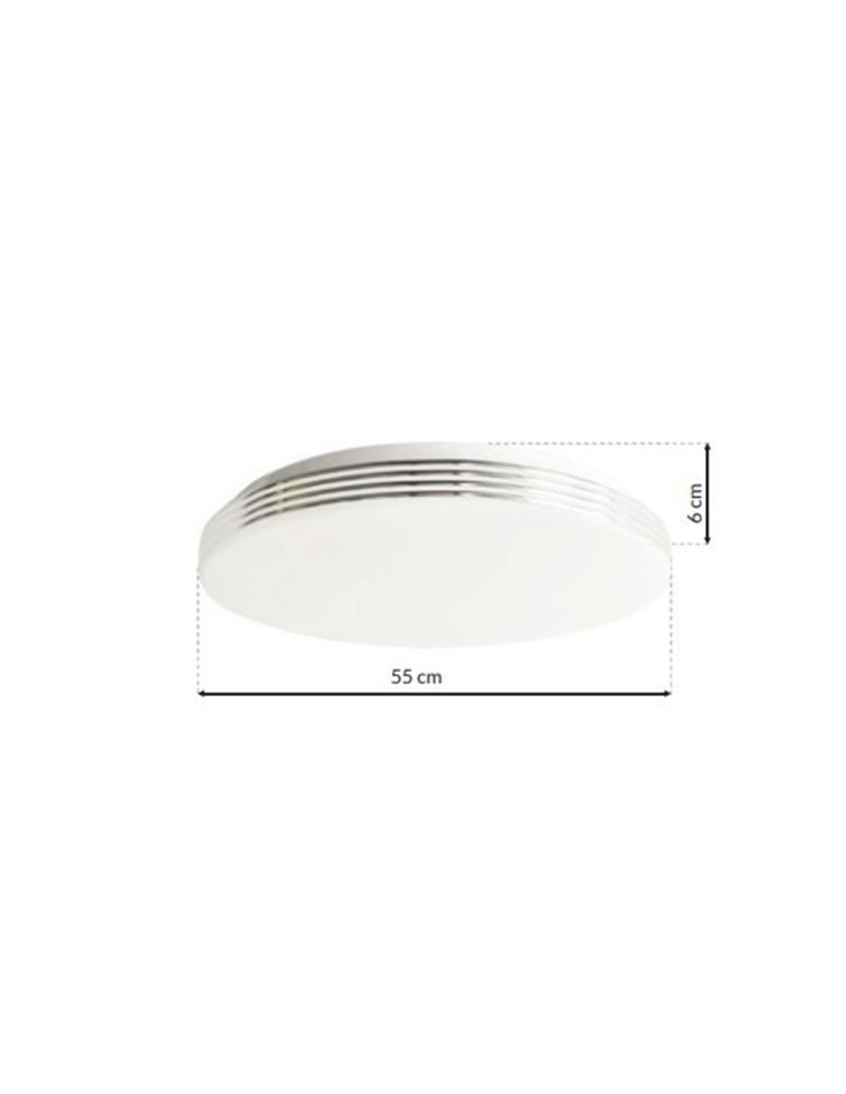 Milagro Plafon SIENA 72W LED Ø550 mm + pilot ML263