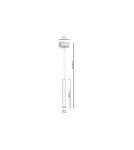 Milagro Lampa Wisząca ALBA 5W LED ML188 Milagro Lampa Wisząca ALBA 5W LED ML188