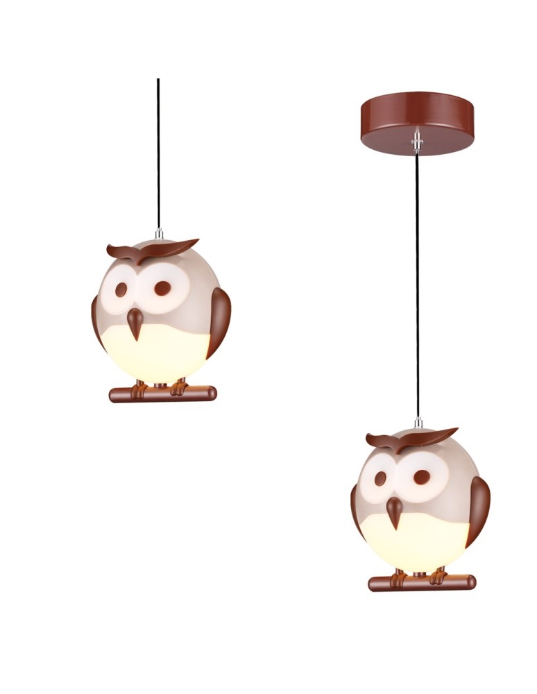 Milagro Lampa Wisząca OWL 1XE14 LED ML243 Milagro Lampa Wisząca OWL 1XE14 LED ML243