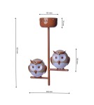 Milagro LAMPKA Sufitowa OWL 2XG9 LED ML244 Milagro LAMPKA Sufitowa OWL 2XG9 LED ML244