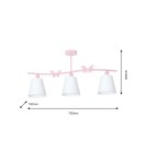 Milagro Żyrandol ALICE PINK 3xE14 MLP979 Milagro Żyrandol ALICE PINK 3xE14 MLP979