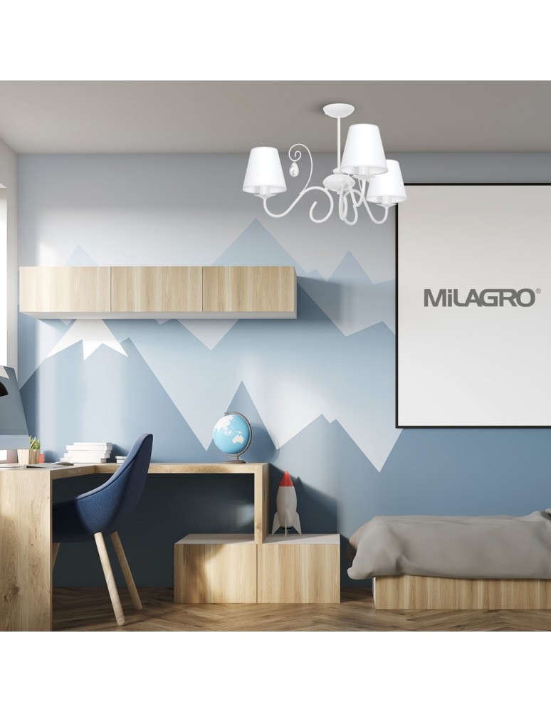 Milagro Żyrandol SARA WHITE 3xE14 MLP1048 Milagro Żyrandol SARA WHITE 3xE14 MLP1048