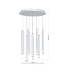 Milagro Lampa Wisząca ALBA 12W LED ML228 Milagro Lampa Wisząca ALBA 12W LED ML228