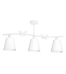 Lampy wiszące dziecięce - Milagro Żyrandol ALICE WHITE 3xE14 MLP978 - product 1