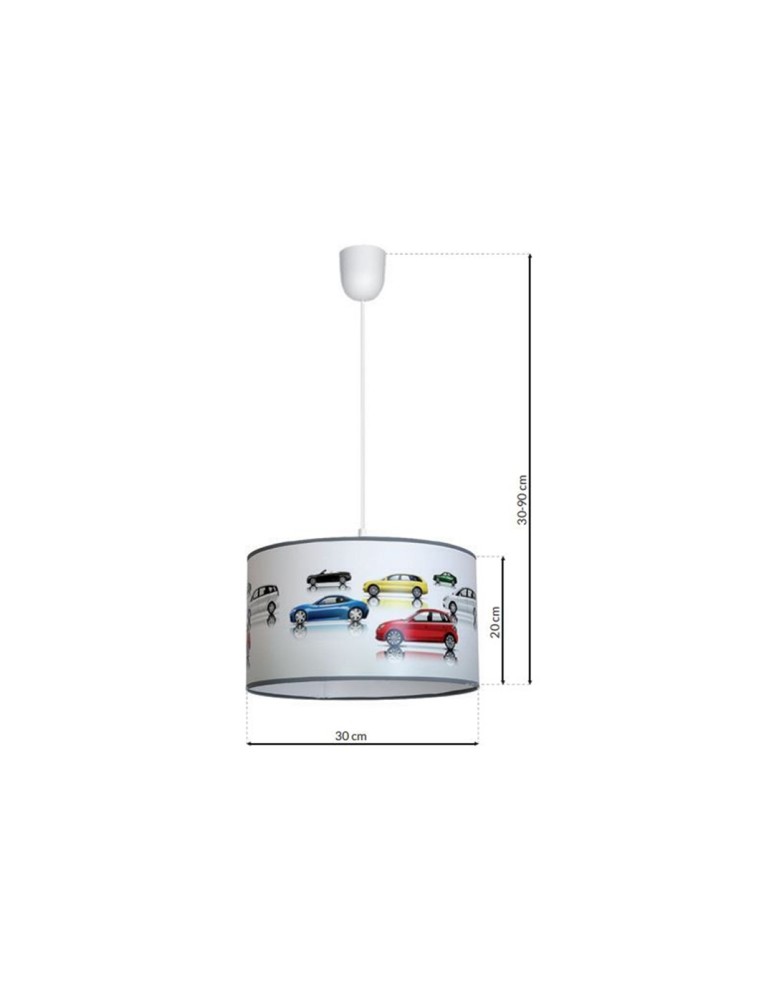 Milagro Lampa wisząca CARS 1xE27 MLP851 Milagro Lampa wisząca CARS 1xE27 MLP851